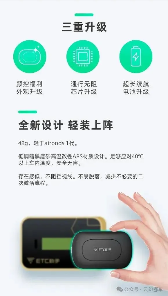 ETC在线办理！全国高速通行95折！微信扣款，无需充值！智能无卡ETC！