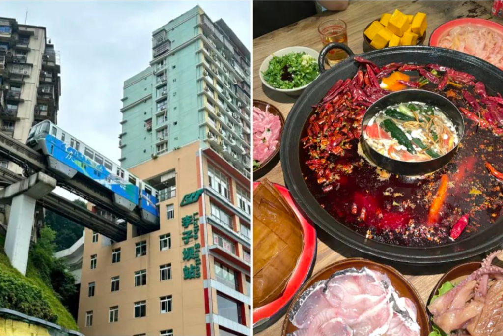 轻轨登上“重庆必吃榜”！网友：是麻辣味吗？